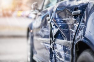 How is the value of a totaled car determined?